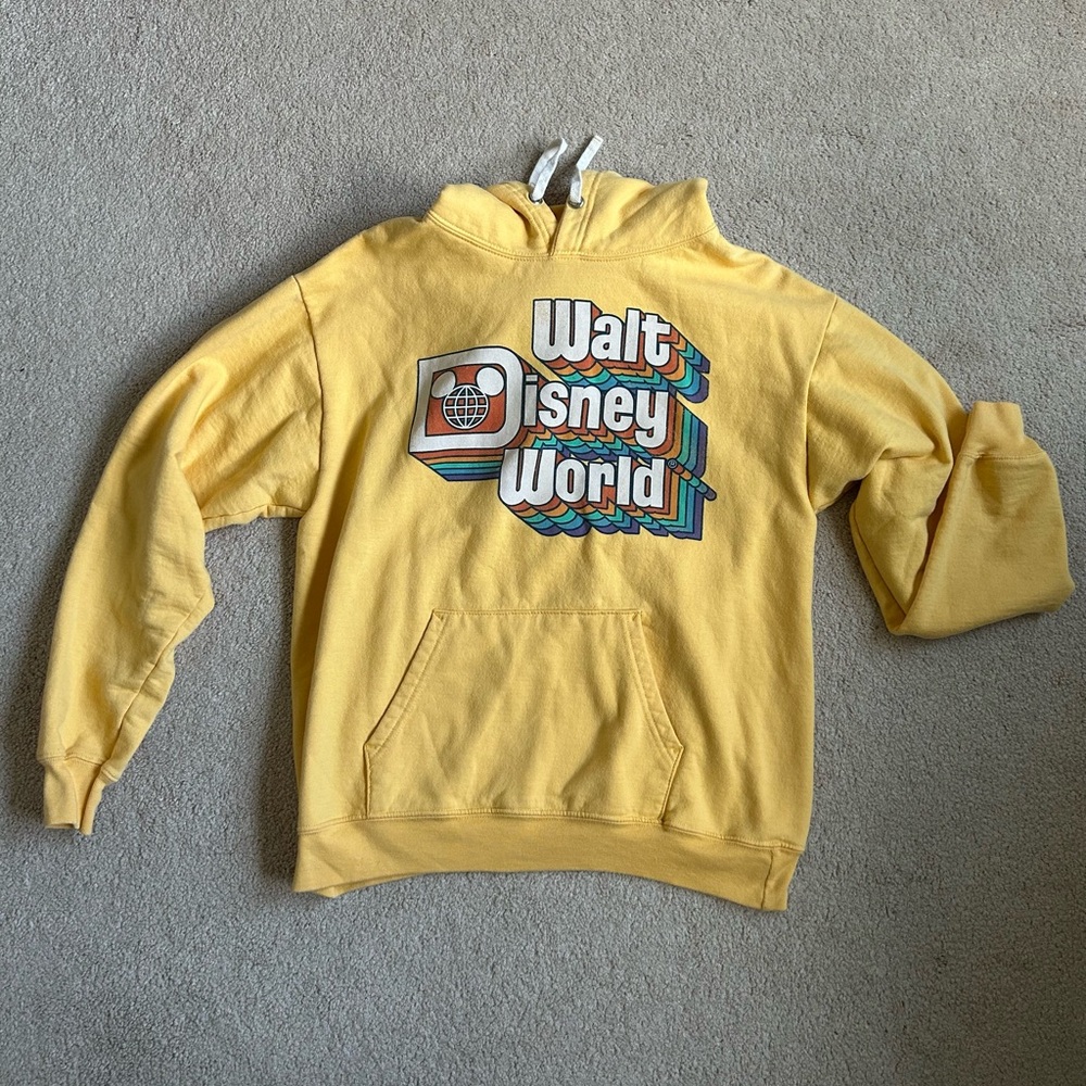 Disney Yellow Sweatshirt